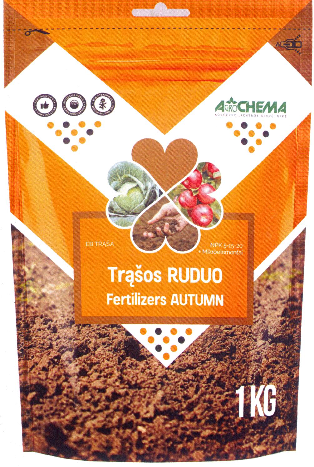 Prekės ženklas: AGROCHEMA Trąšos RUDUO Fertilizers AUTUMN